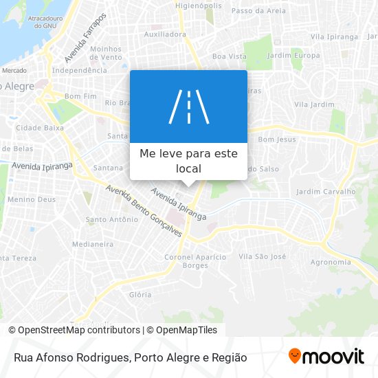 Rua Afonso Rodrigues mapa