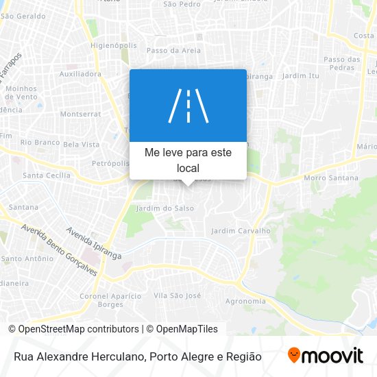 Rua Alexandre Herculano mapa