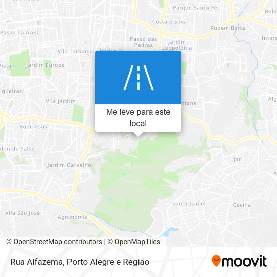 Rua Alfazema mapa