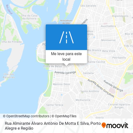 Rua Almirante Álvaro Antônio De Motta E Silva mapa