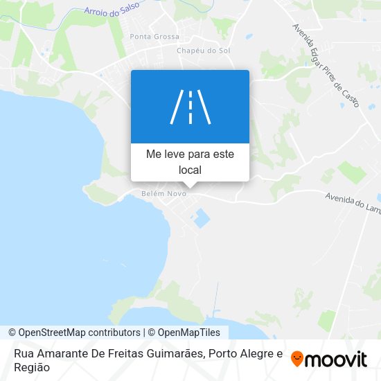 Rua Amarante De Freitas Guimarães mapa
