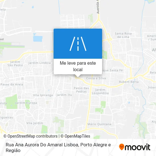 Rua Ana Aurora Do Amaral Lisboa mapa