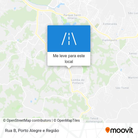 Rua B mapa