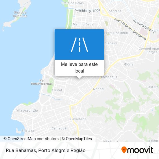 Rua Bahamas mapa