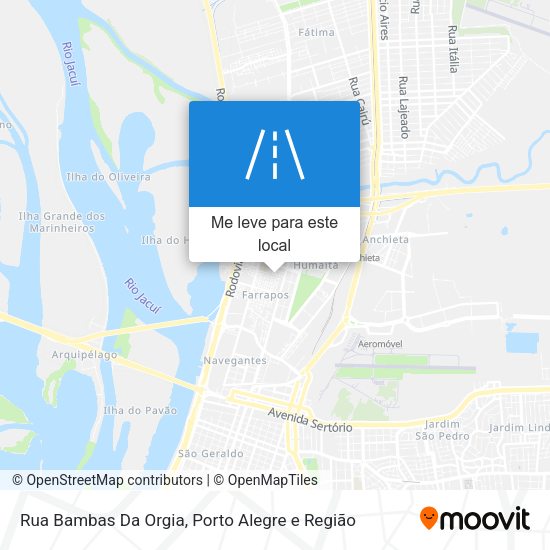 Rua Bambas Da Orgia mapa