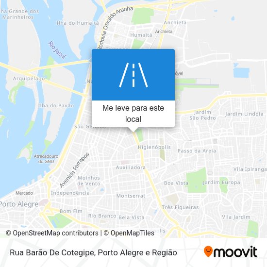 Rua Barão De Cotegipe mapa