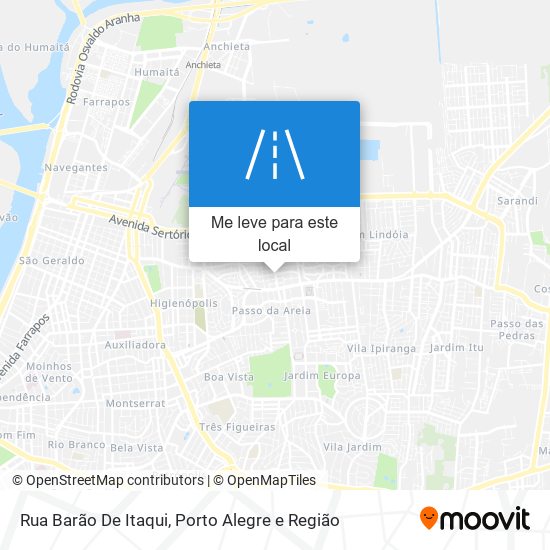 Rua Barão De Itaqui mapa