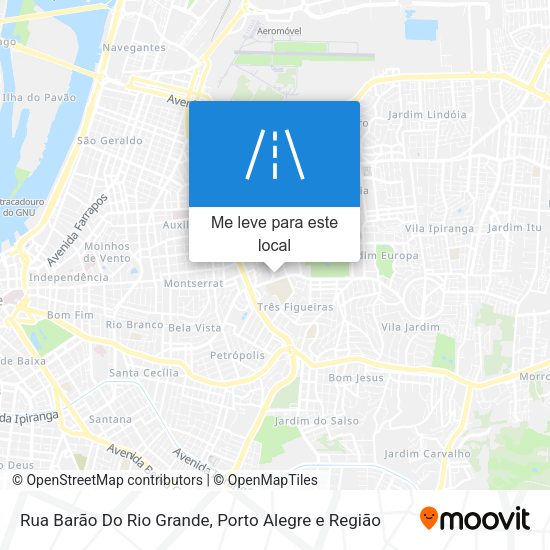 Rua Barão Do Rio Grande mapa