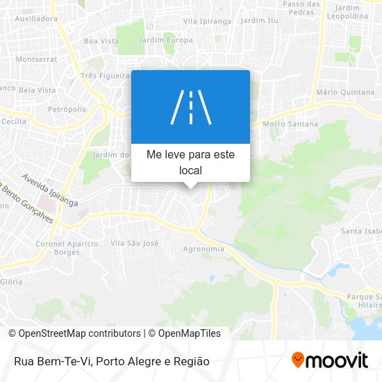 Rua Bem-Te-Vi mapa