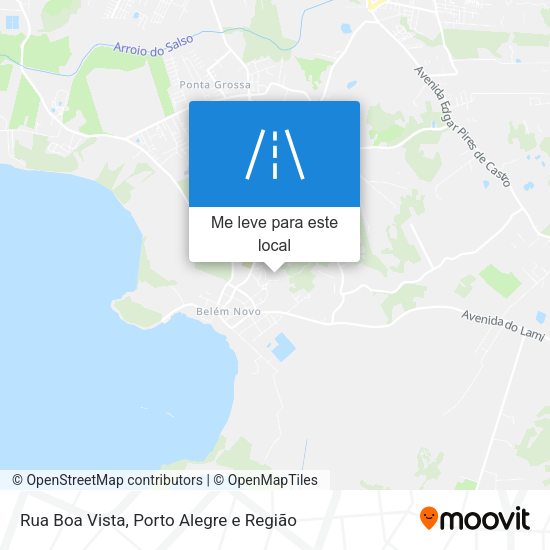 Rua Boa Vista mapa