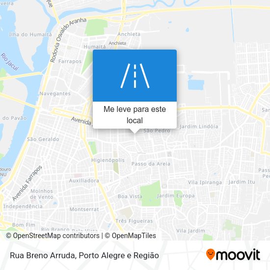 Rua Breno Arruda mapa