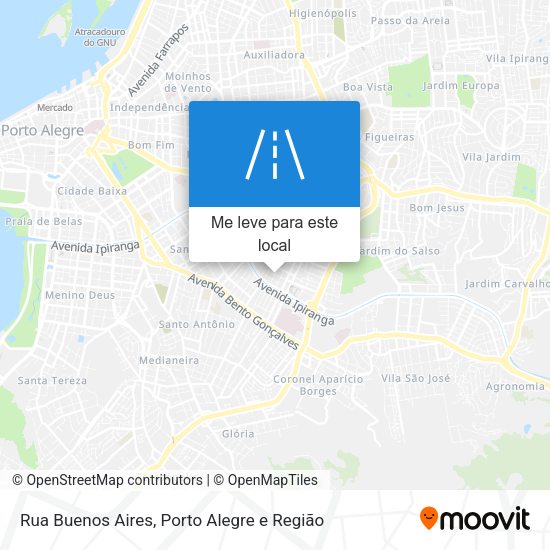 Rua Buenos Aires mapa