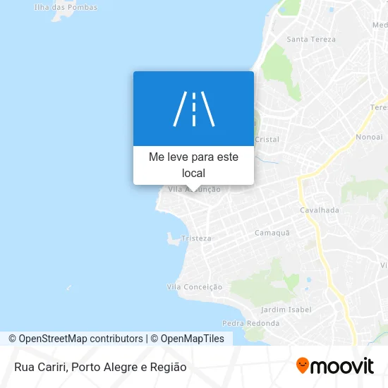 Rua Cariri mapa