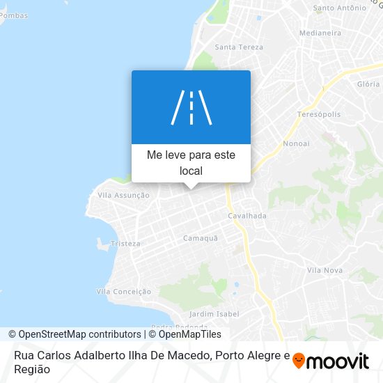 Rua Carlos Adalberto Ilha De Macedo mapa