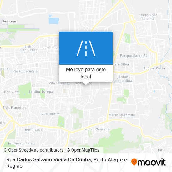 Rua Carlos Salzano Vieira Da Cunha mapa