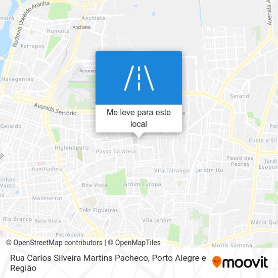 Rua Carlos Silveira Martins Pacheco mapa