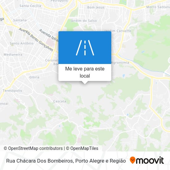 Rua Chácara Dos Bombeiros mapa