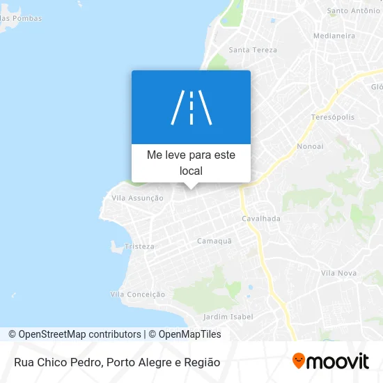 Rua Chico Pedro mapa