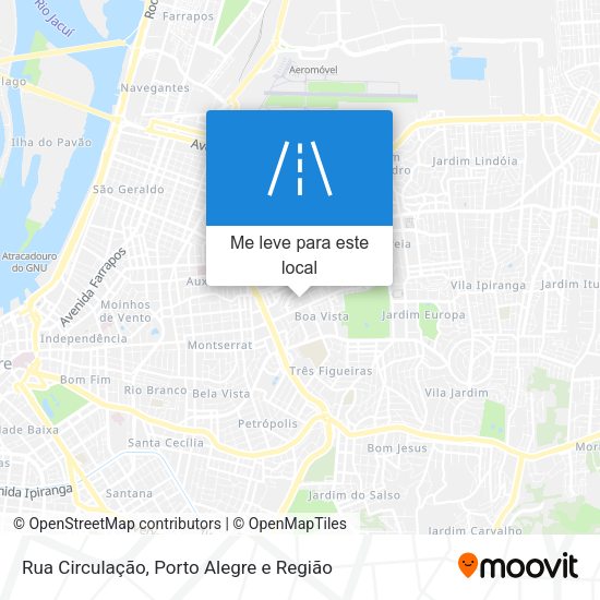 Rua Circulação mapa