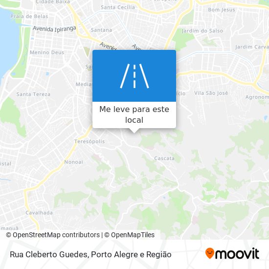 Rua Cleberto Guedes mapa