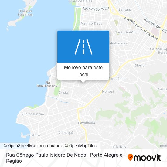 Rua Cônego Paulo Isidoro De Nadal mapa