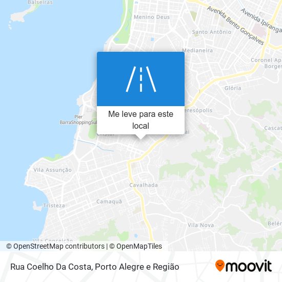 Rua Coelho Da Costa mapa