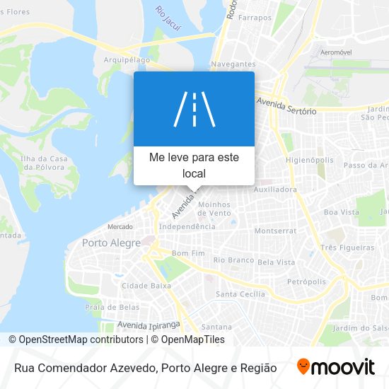 Rua Comendador Azevedo mapa