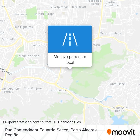 Rua Comendador Eduardo Secco mapa