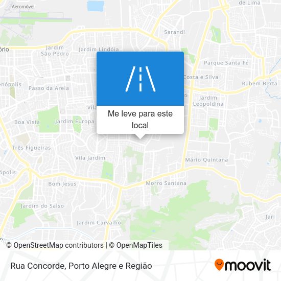 Rua Concorde mapa