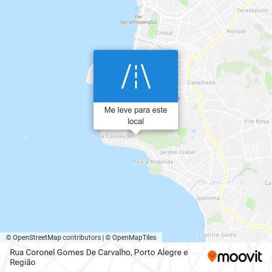 Rua Coronel Gomes De Carvalho mapa