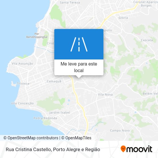 Rua Cristina Castello mapa