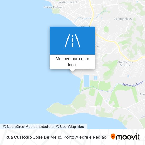 Rua Custódio José De Mello mapa