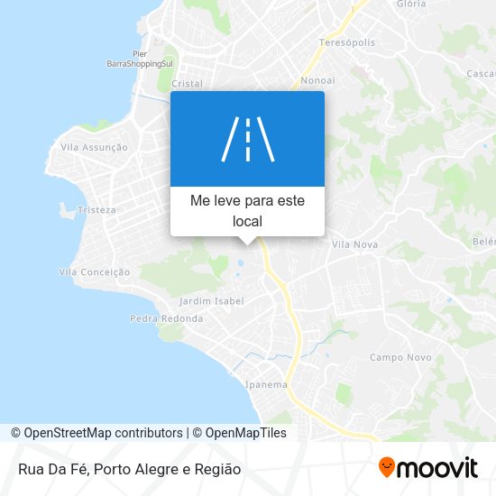 Rua Da Fé mapa