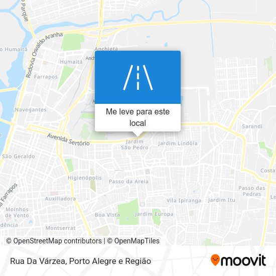 Rua Da Várzea mapa