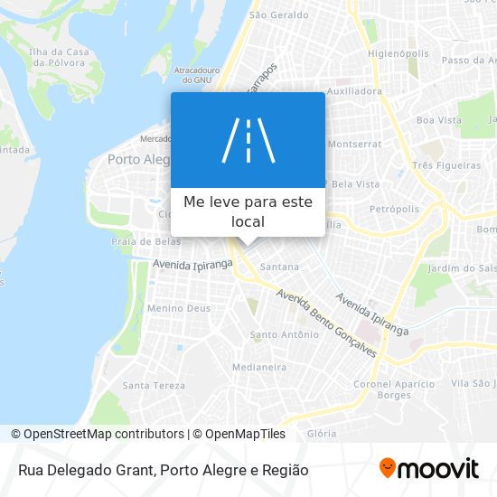 Rua Delegado Grant mapa