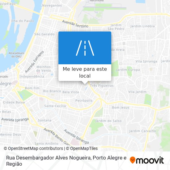 Rua Desembargador Alves Nogueira mapa