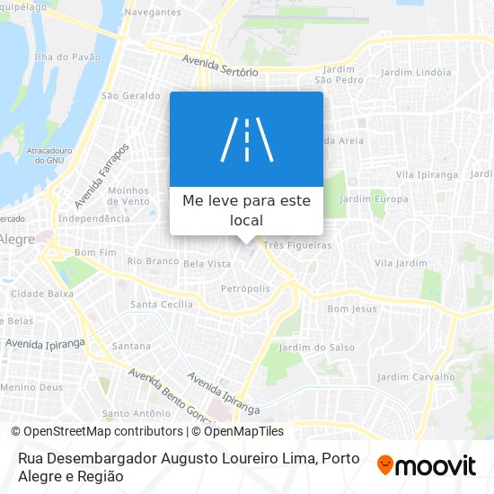 Rua Desembargador Augusto Loureiro Lima mapa