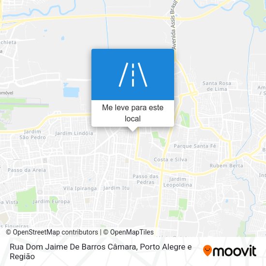 Rua Dom Jaime De Barros Câmara mapa