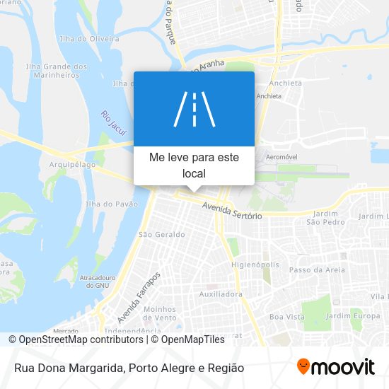 Rua Dona Margarida mapa