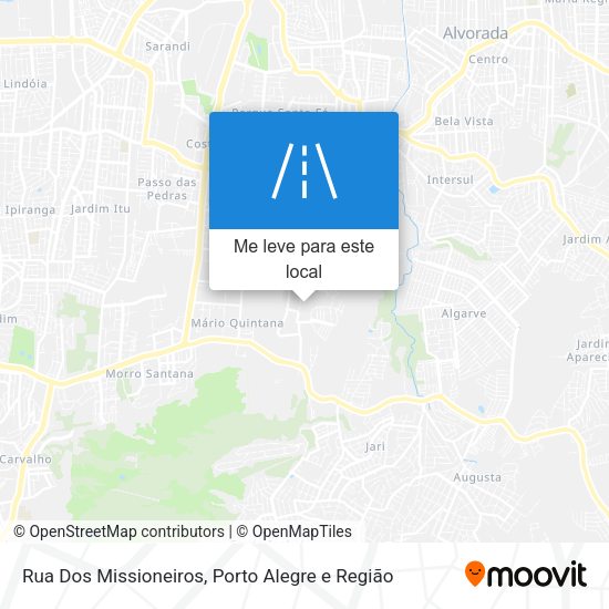 Rua Dos Missioneiros mapa