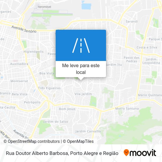 Rua Doutor Alberto Barbosa mapa