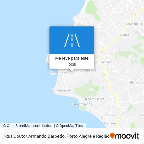 Rua Doutor Armando Barbedo mapa