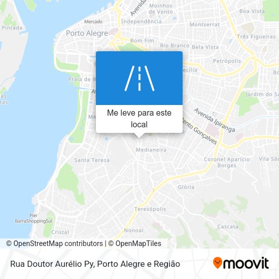 Rua Doutor Aurélio Py mapa