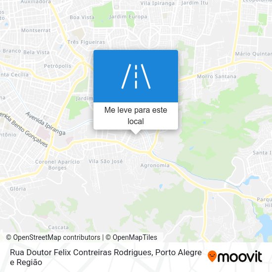 Rua Doutor Felix Contreiras Rodrigues mapa