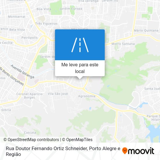 Rua Doutor Fernando Ortiz Schneider mapa