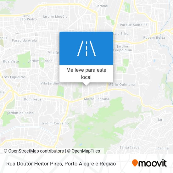 Rua Doutor Heitor Pires mapa