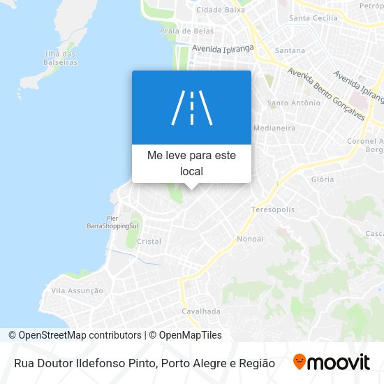Rua Doutor Ildefonso Pinto mapa