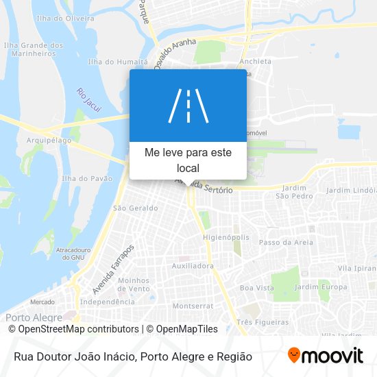Rua Doutor João Inácio mapa