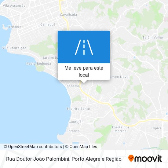 Rua Doutor João Palombini mapa