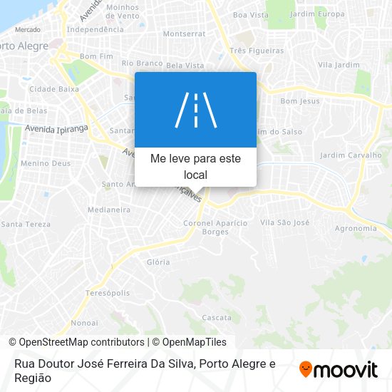 Rua Doutor José Ferreira Da Silva mapa